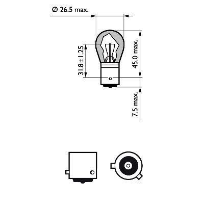 PHILIPS, Ampoule, feu clignotant