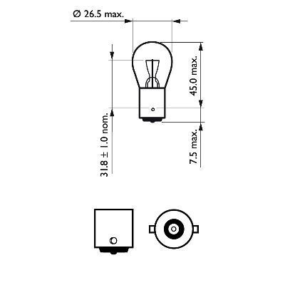 PHILIPS, Ampoule, feu clignotant