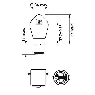 PHILIPS, Ampoule, projecteur longue portée