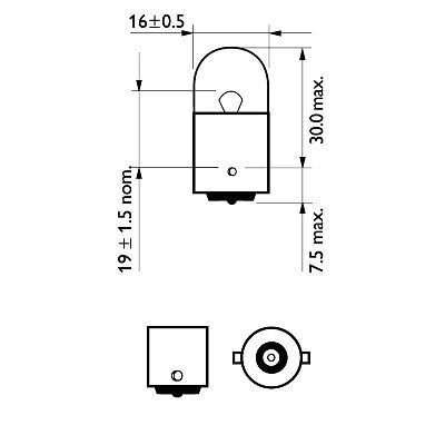 PHILIPS, Ampoule, feu clignotant