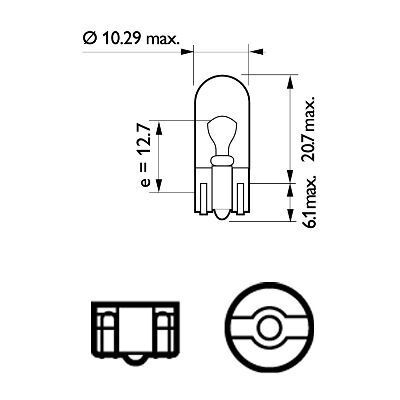 PHILIPS, Ampoule, feu clignotant