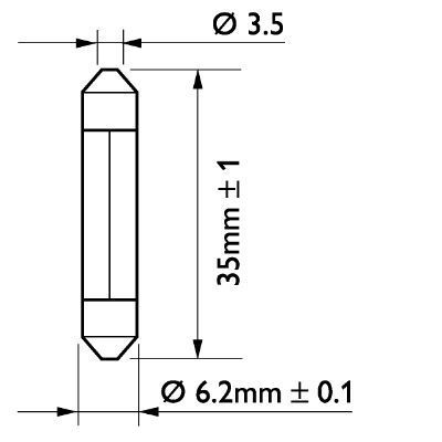 PHILIPS, Ampoule, feu éclaireur de plaque