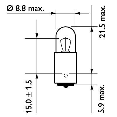 PHILIPS, Ampoule, feu clignotant