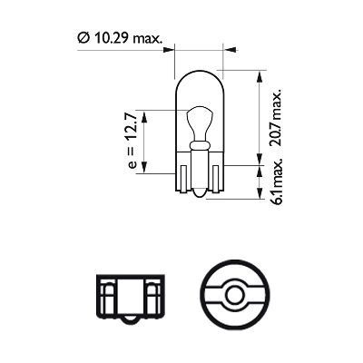 PHILIPS, Ampoule, feu clignotant