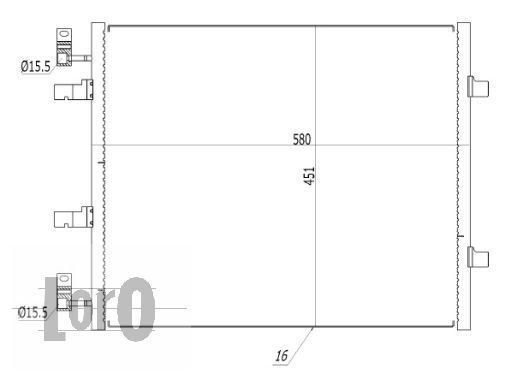 ABAKUS, Grille de ventilation, pare-chocs