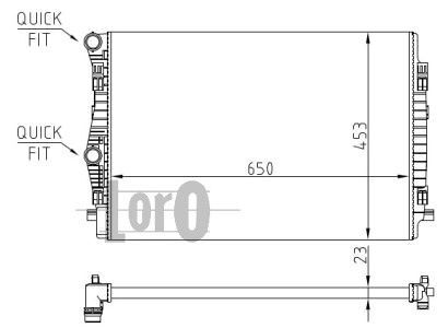 ABAKUS, Radiateur, refroidissement du moteur