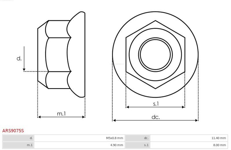 AS-PL, Fixation, bride de transmission d’alternateur