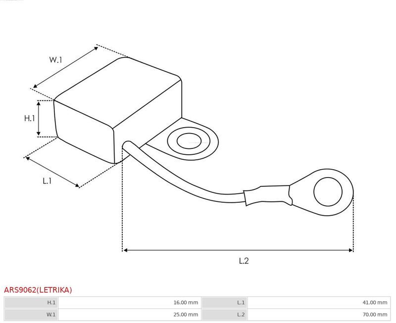 AS-PL, Fixation, bride de transmission d’alternateur