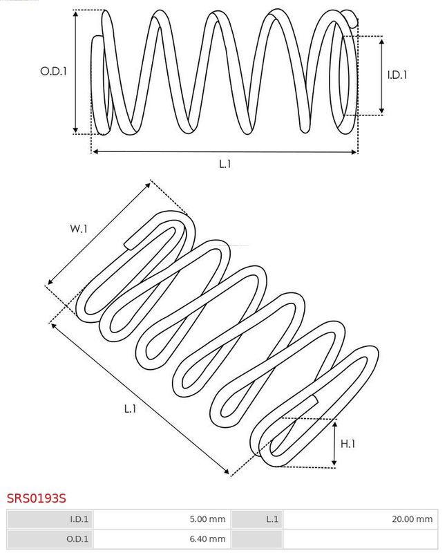 AS-PL, Douille, arbre de démarreur