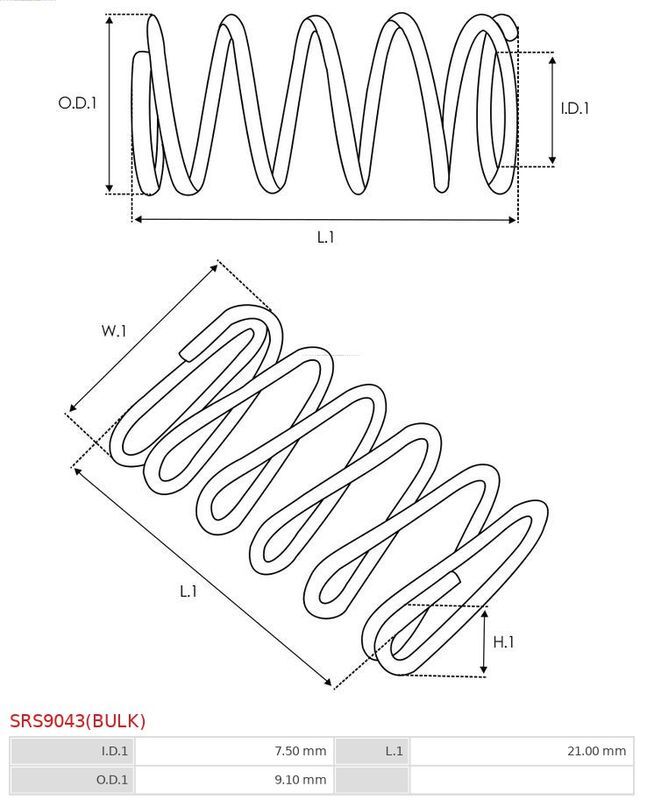 AS-PL, Douille, arbre de démarreur