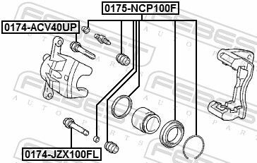 FA1, Raccord de tuyau, système d'échappement