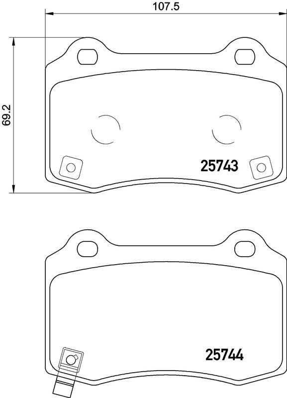 BREMBO, Kit de freins, frein à disques