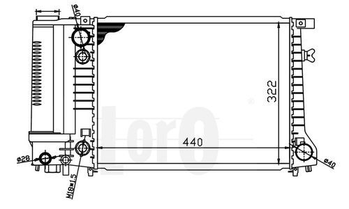 ABAKUS, Radiateur, refroidissement du moteur