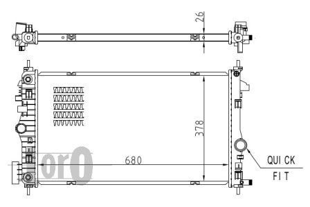 ABAKUS, Radiateur, refroidissement du moteur