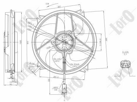 ABAKUS, Ventilateur, refroidissement du moteur