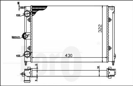 ABAKUS, Radiateur, refroidissement du moteur