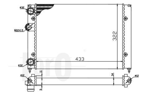 ABAKUS, Radiateur, refroidissement du moteur