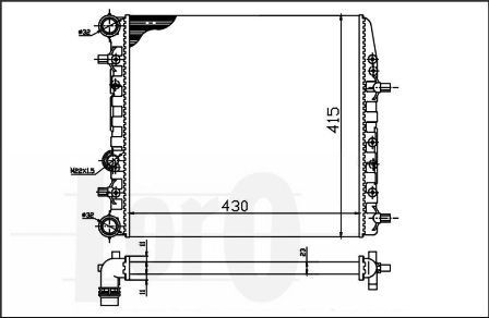 ABAKUS, Radiateur, refroidissement du moteur