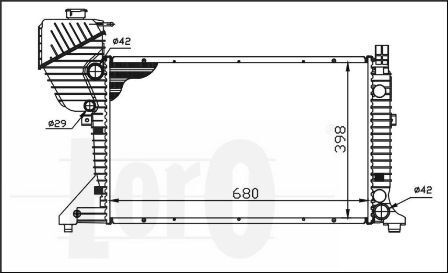 ABAKUS, Radiateur, refroidissement du moteur