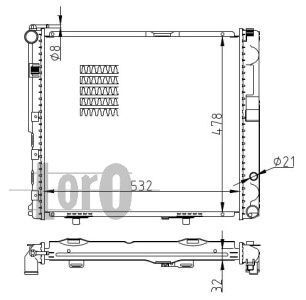 ABAKUS, Radiateur, refroidissement du moteur