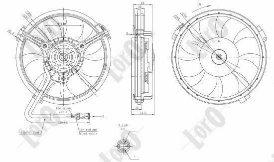 ABAKUS, Ventilateur, refroidissement du moteur