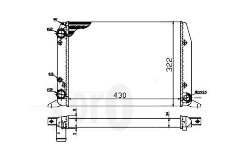 ABAKUS, Radiateur, refroidissement du moteur