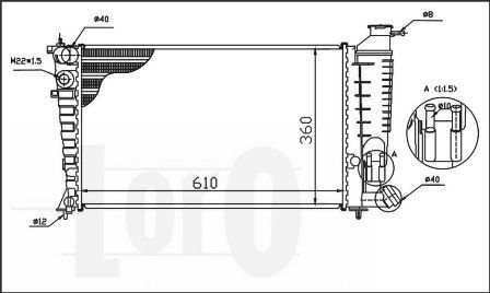 ABAKUS, Radiateur, refroidissement du moteur