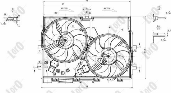 ABAKUS, Ventilateur, refroidissement du moteur