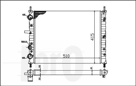 ABAKUS, Radiateur, refroidissement du moteur