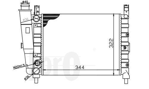 ABAKUS, Radiateur, refroidissement du moteur