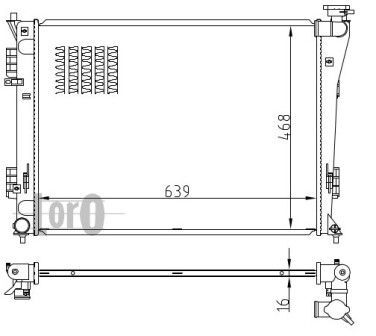 ABAKUS, Radiateur, refroidissement du moteur