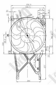 ABAKUS, Ventilateur, refroidissement du moteur