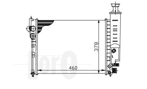 ABAKUS, Radiateur, refroidissement du moteur