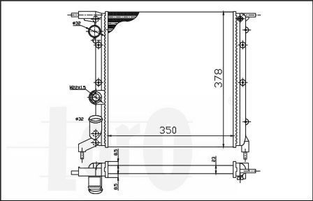 ABAKUS, Radiateur, refroidissement du moteur