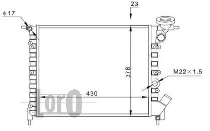 ABAKUS, Radiateur, refroidissement du moteur