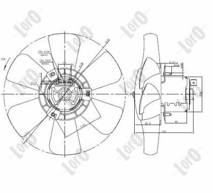 ABAKUS, Ventilateur, refroidissement du moteur