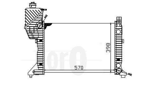 ABAKUS, Radiateur, refroidissement du moteur