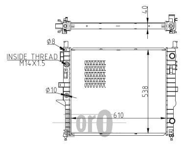 ABAKUS, Radiateur, refroidissement du moteur