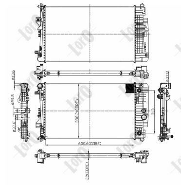 ABAKUS, Radiateur, refroidissement du moteur