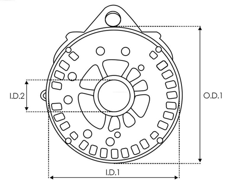 AS-PL, Fixation, bride de transmission d’alternateur