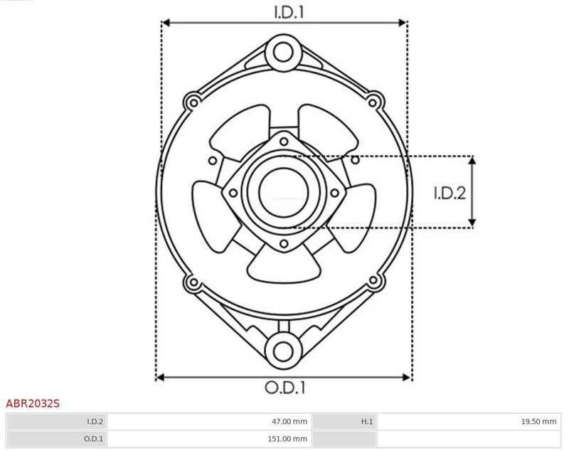 AS-PL, Fixation, bride de transmission d’alternateur