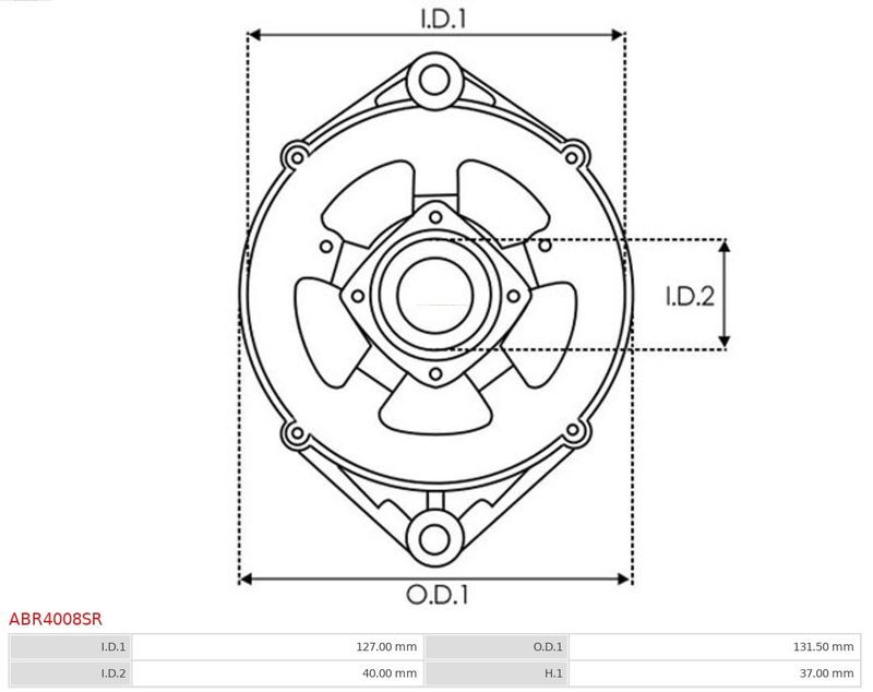 AS-PL, Fixation, bride de transmission d’alternateur