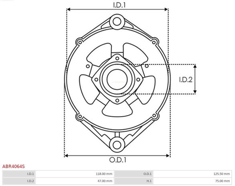 AS-PL, Fixation, bride de transmission d’alternateur