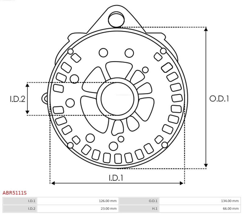 AS-PL, Fixation, bride de transmission d’alternateur