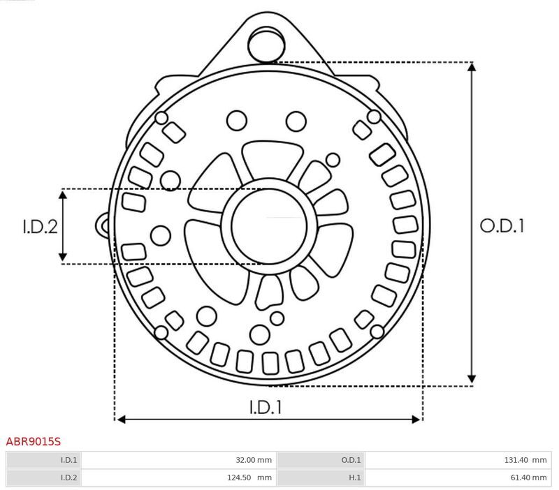 AS-PL, Fixation, bride de transmission d’alternateur