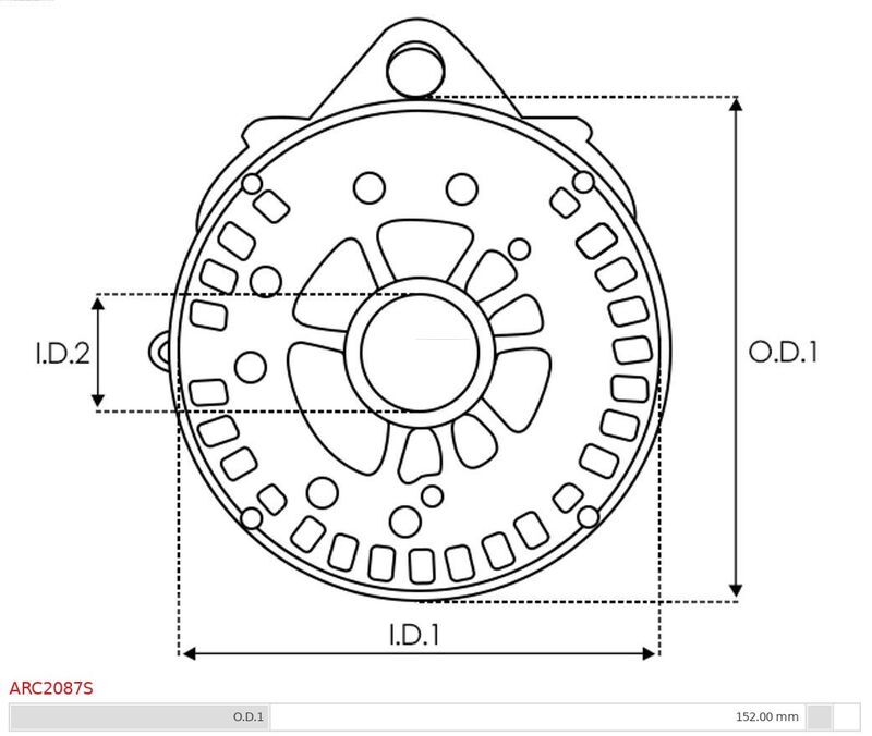 AS-PL, Fixation, bride de transmission d’alternateur