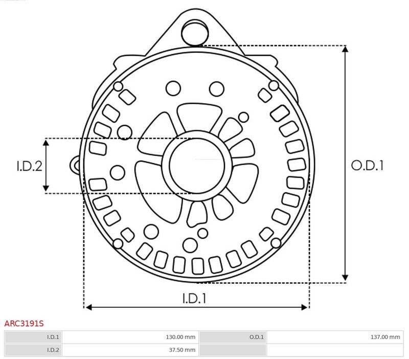 AS-PL, Fixation, bride de transmission d’alternateur