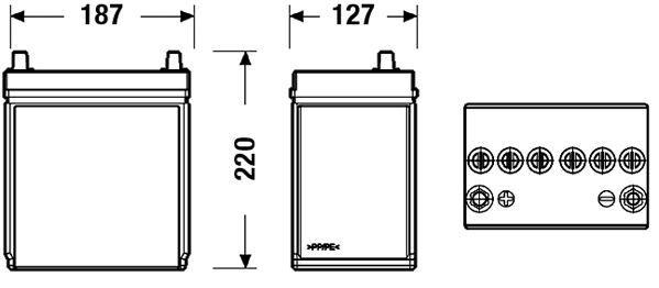 EXIDE, Batterie de démarrage