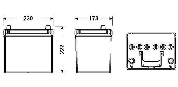 EXIDE, Batterie de démarrage