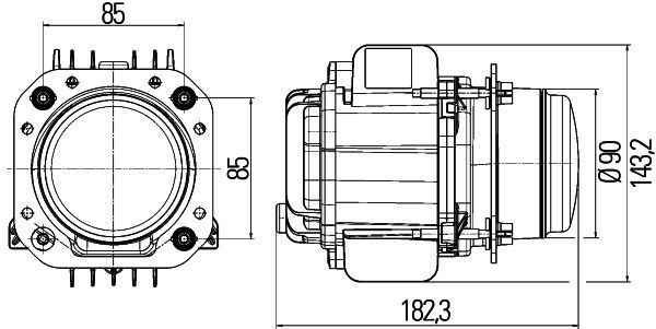 HELLA, Projecteur principal